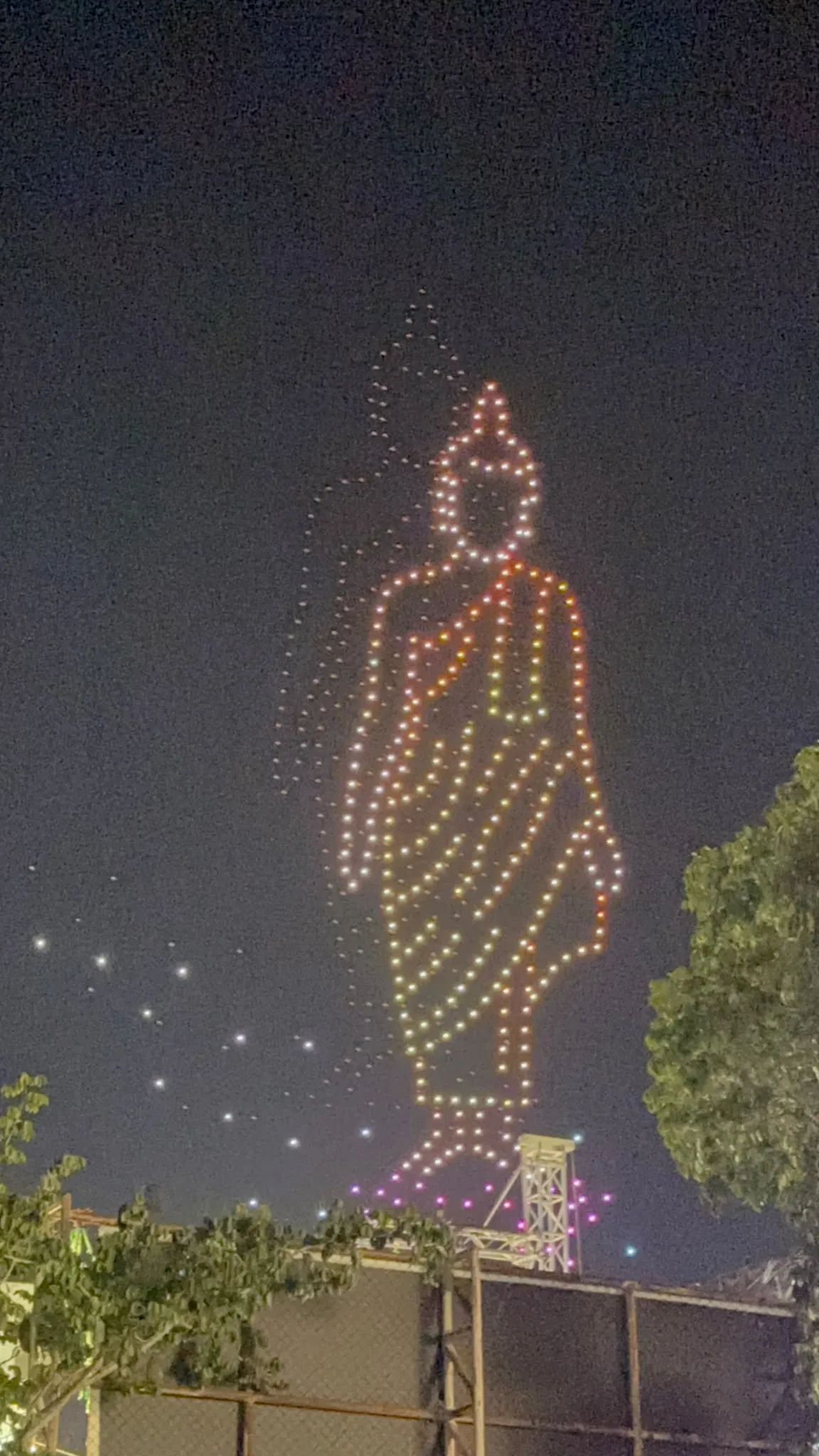 A standing Buddha