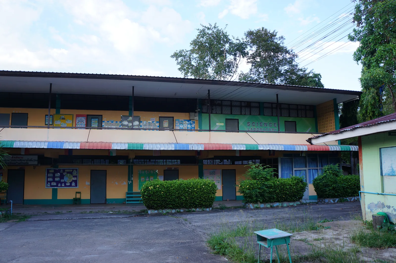 A classroom building